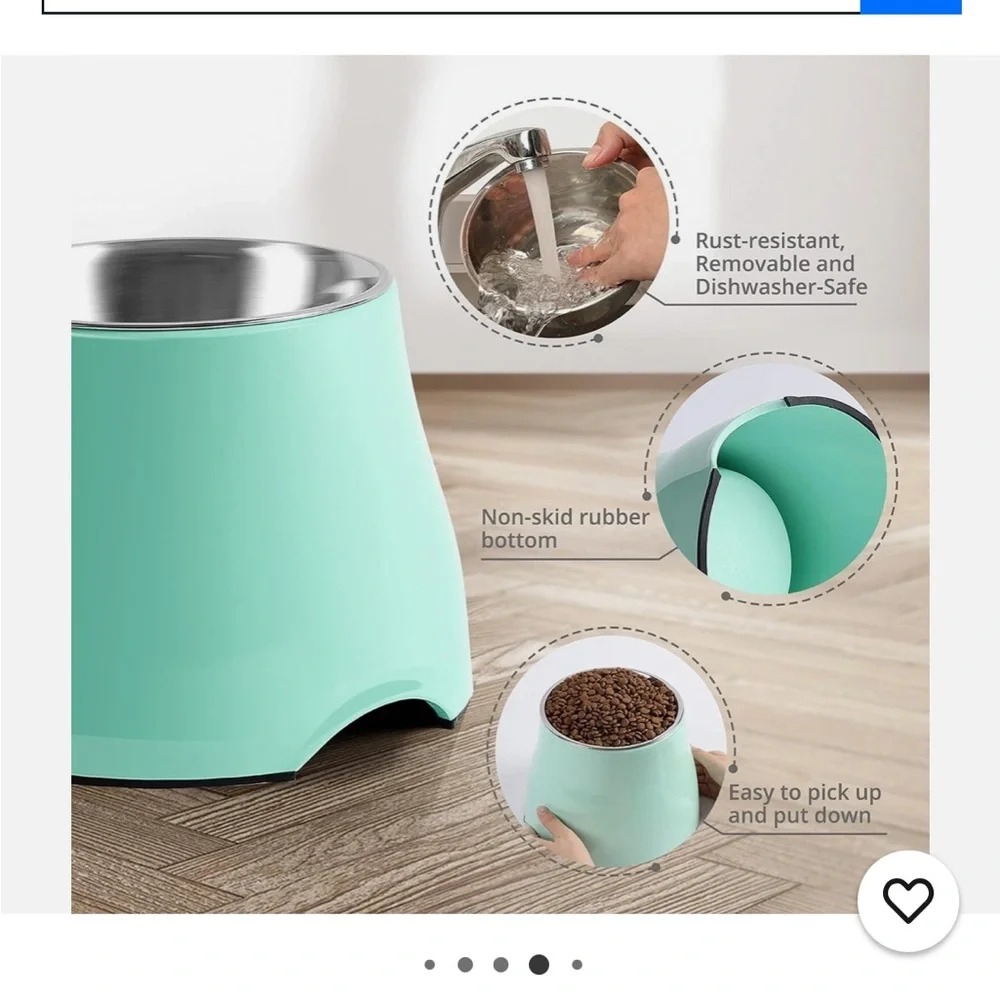 Pet Dish - Elevated Pet Dish - Small/Medium Dog